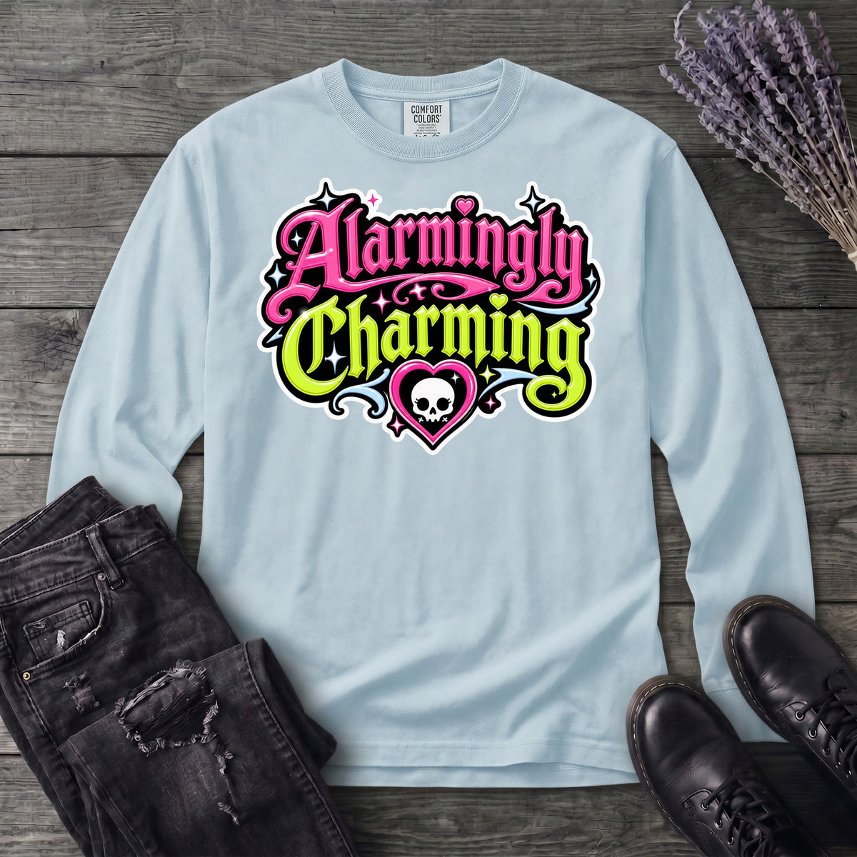Alarmingly Charming Long Sleeve T-Shirt