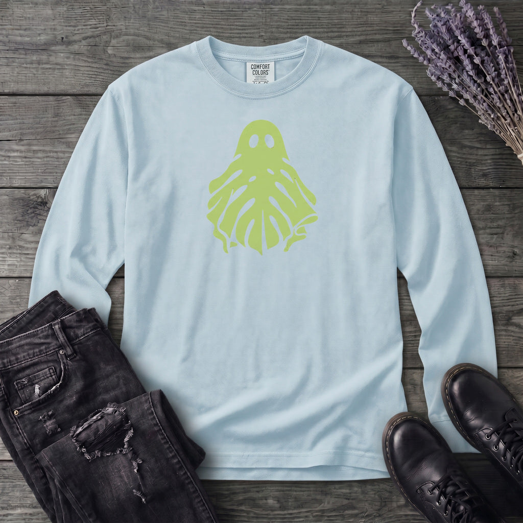 Monstera Ghost Long Sleeve T-Shirt
