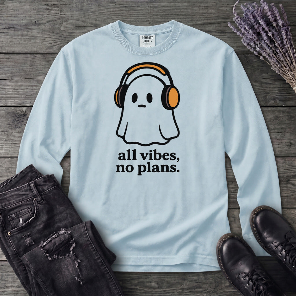 all vibes no plans Long Sleeve T-Shirt