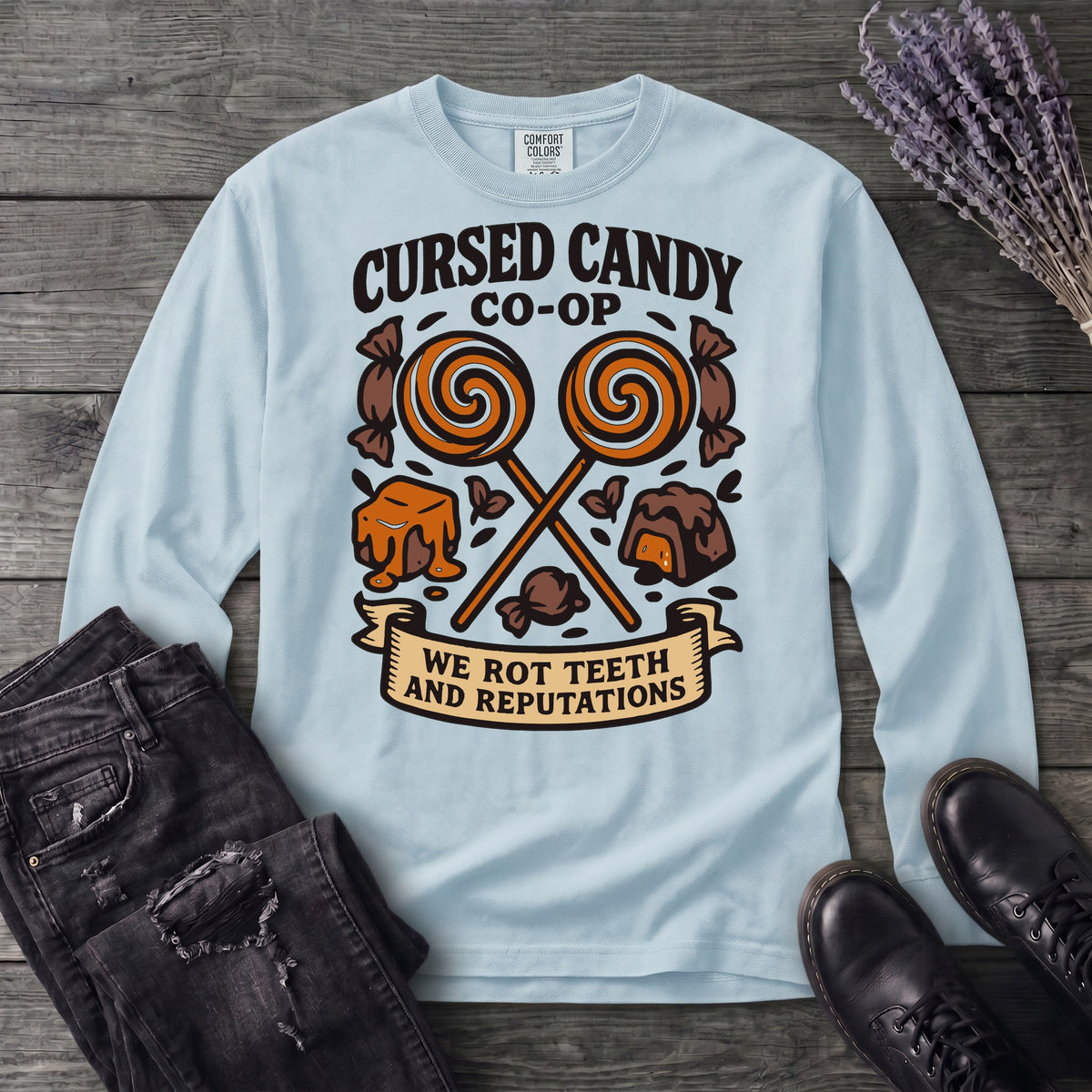 Cursed Candy Co Op Long Sleeve T-Shirt