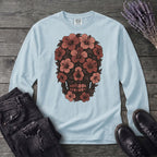 Hibiscus Skull Long Sleeve T-Shirt