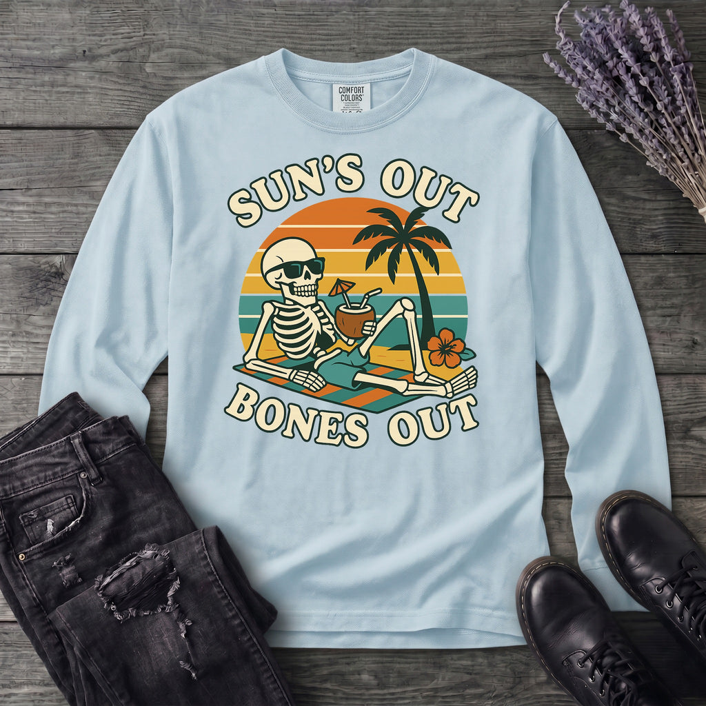 Suns Out Bones Out Long Sleeve T-Shirt