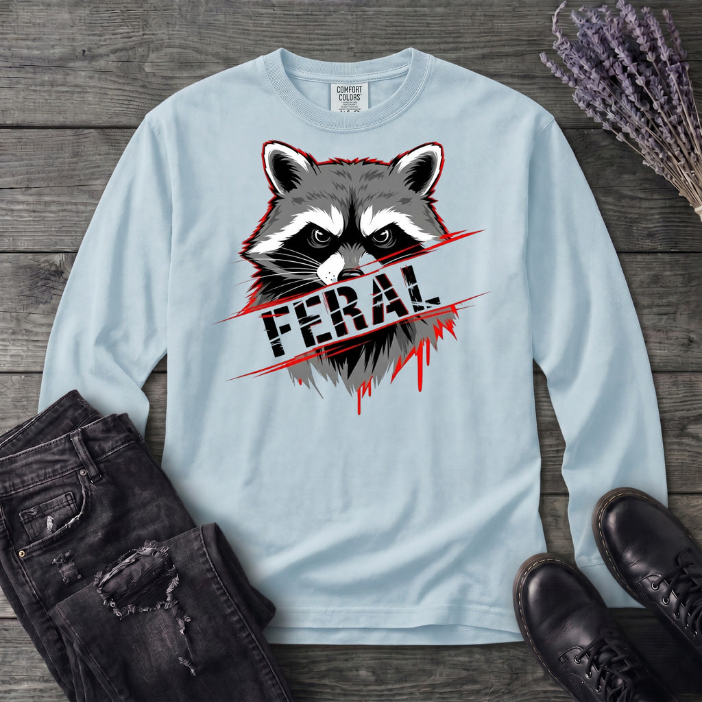 Feral Stencil Long Sleeve T-Shirt