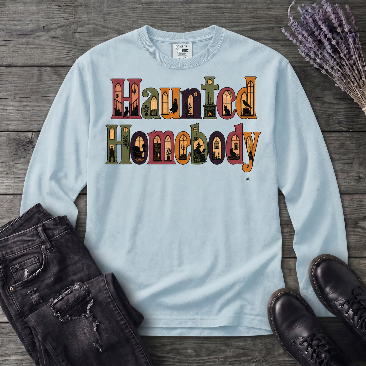 Haunted Homebody Long Sleeve T-Shirt