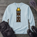 Tiki Tower Frog Long Sleeve T-Shirt