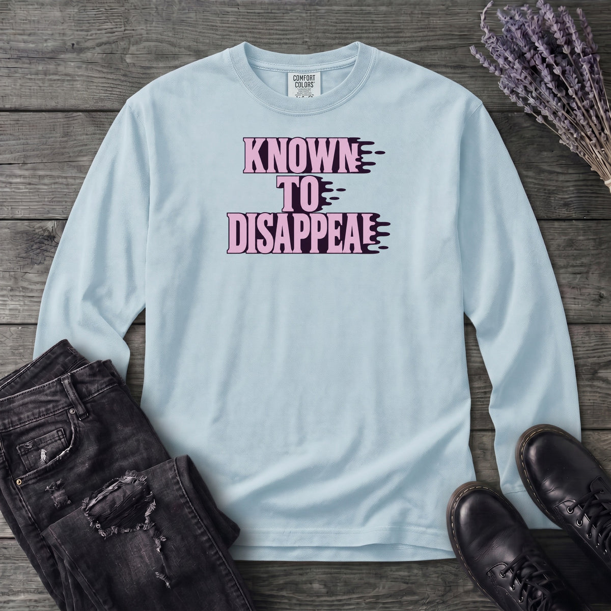 Known To Disappear Long Sleeve T-Shirt