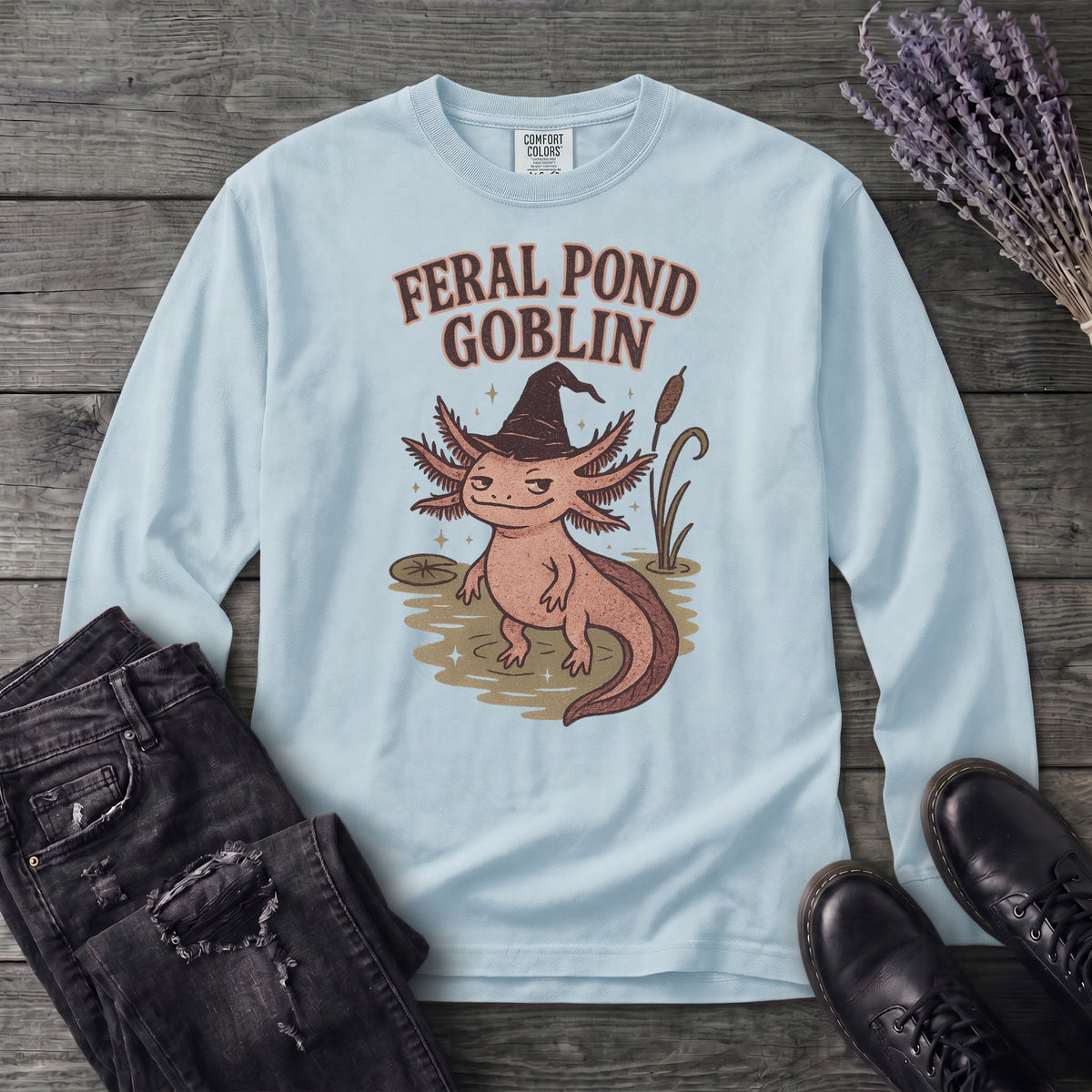 Feral Pond Goblin Long Sleeve T-Shirt