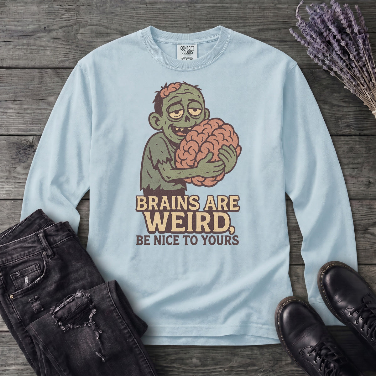 Brains Are Weird Long Sleeve T-Shirt
