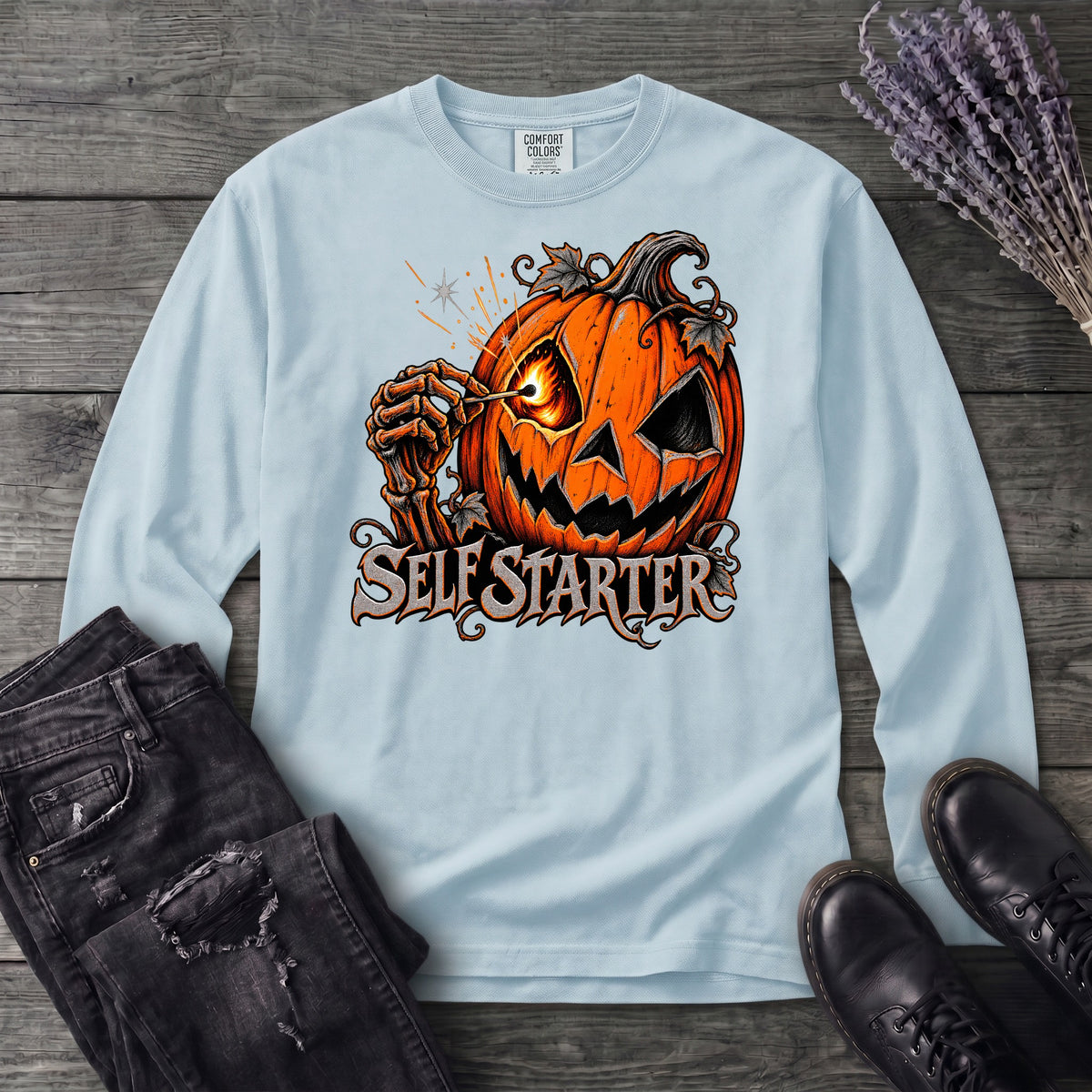Self Starter Long Sleeve T-Shirt