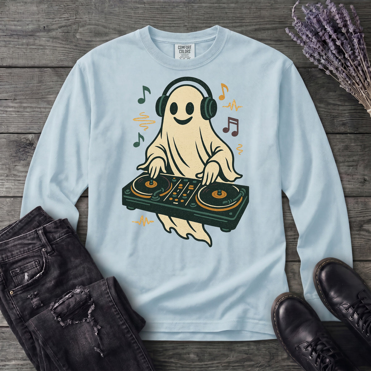 dj ghost Long Sleeve T-Shirt