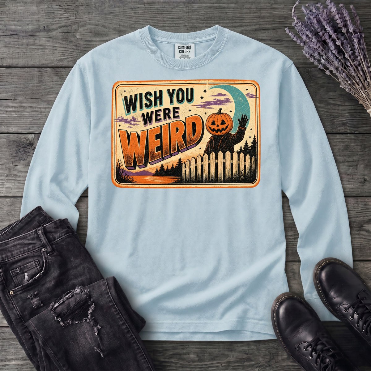Wish You Were Weird Long Sleeve T-Shirt