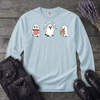 Hot Cocoa Ghosts Long Sleeve T-Shirt