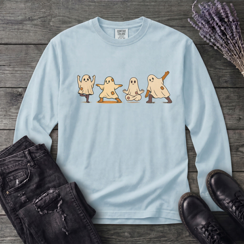 ghost yoga Long Sleeve T-Shirt