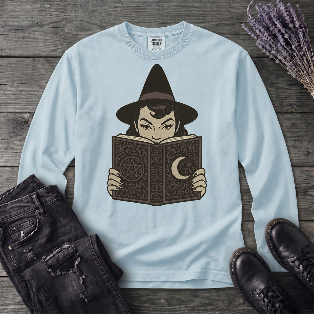 Witch Reading Long Sleeve T-Shirt