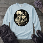 Skeleton Husky Hug Long Sleeve T-Shirt