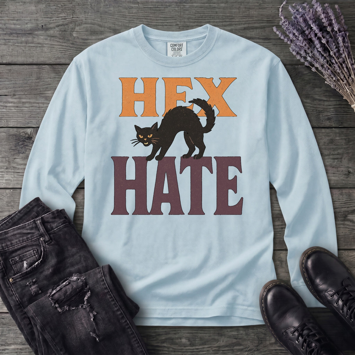 Hex Hate Long Sleeve T-Shirt