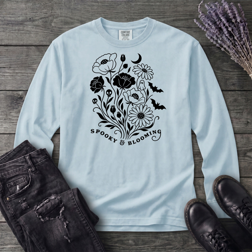 Spooky and Blooming Long Sleeve T-Shirt