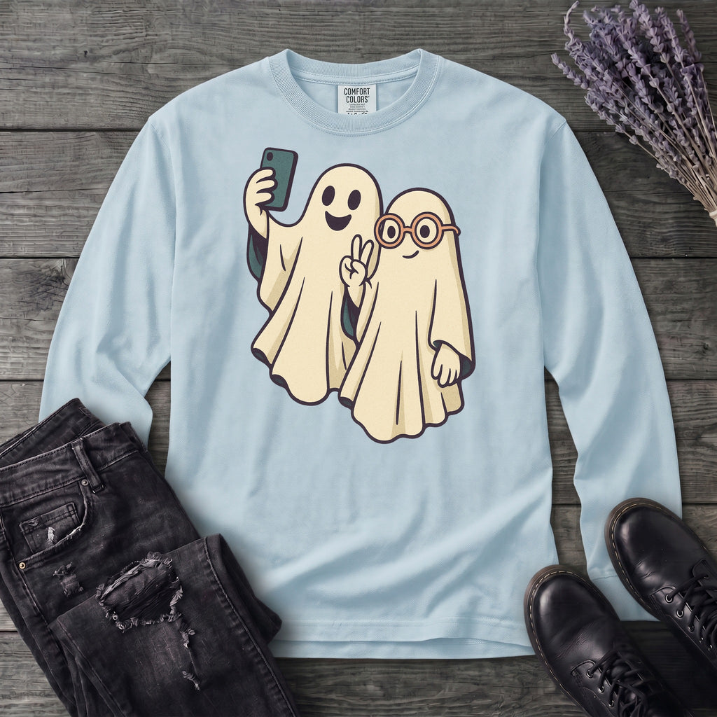 Selfie Ghosts Long Sleeve T-Shirt