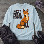 Foxy Feral Feminist Long Sleeve T-Shirt