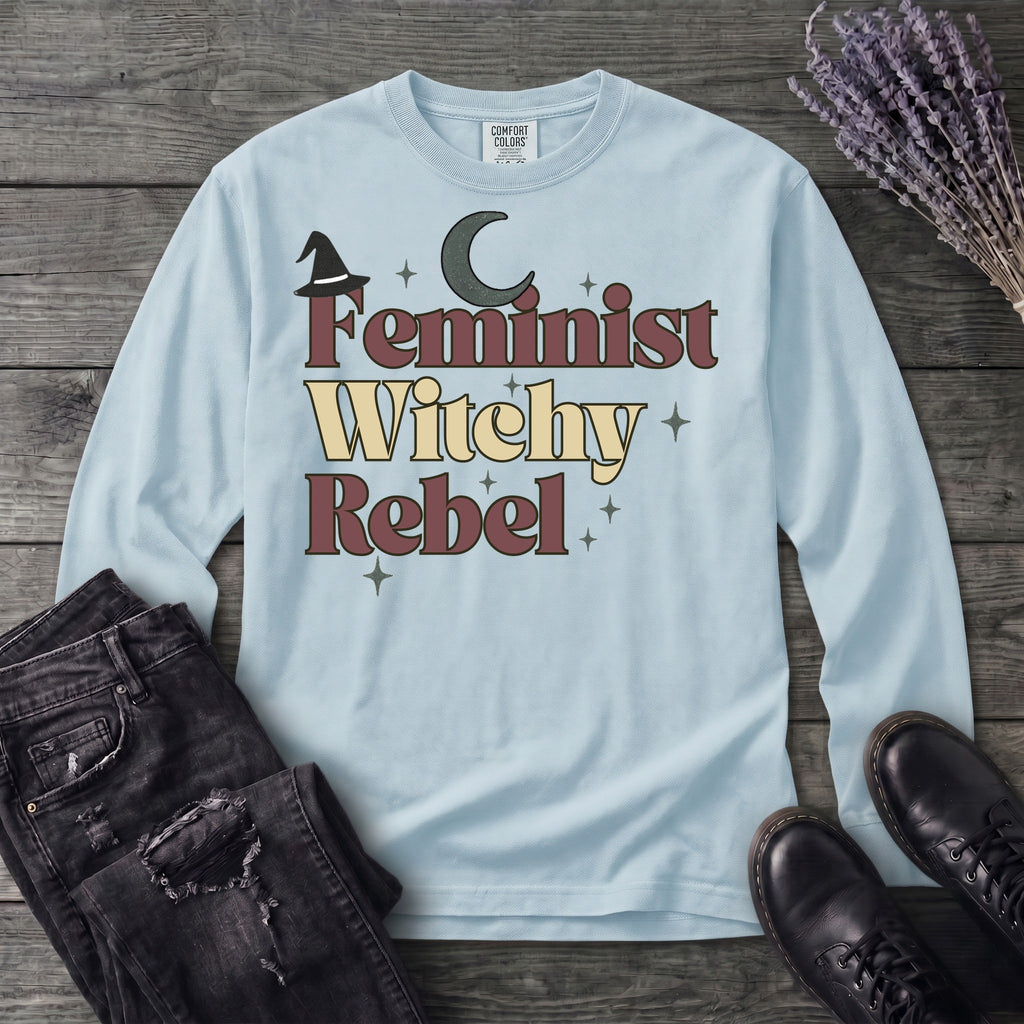Feminist Witchy Rebel Long Sleeve T-Shirt