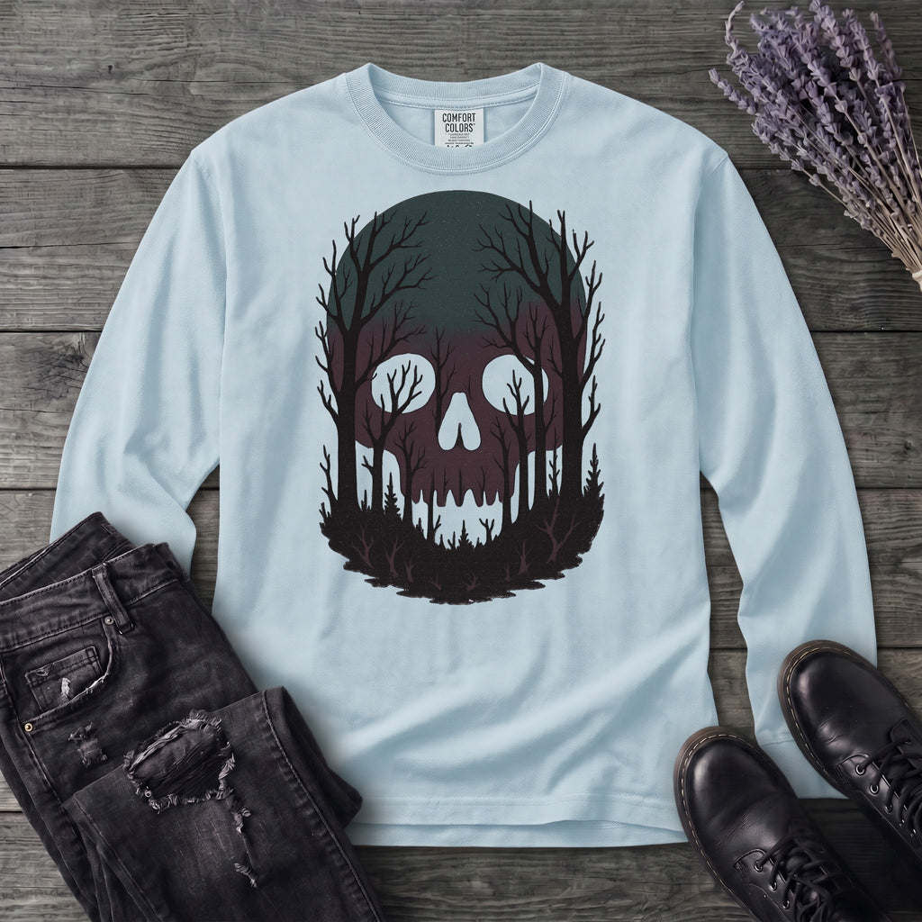 Skull Forest Long Sleeve T-Shirt