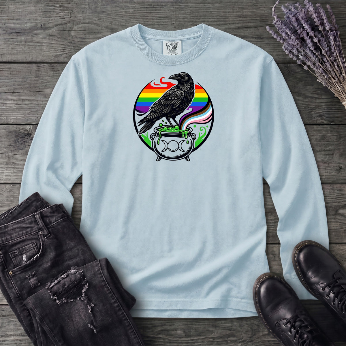 Raven Pride Long Sleeve T-Shirt