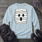 Fabric Strip Ghost Long Sleeve T-Shirt