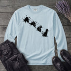 Inkblot Cat Long Sleeve T-Shirt