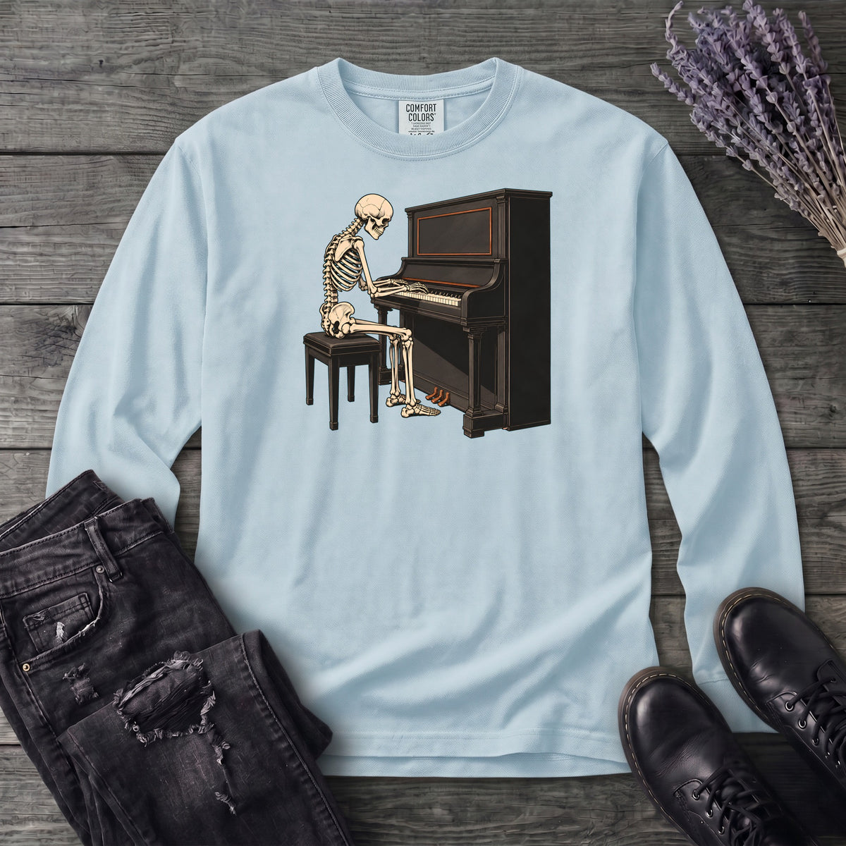 Skeletal Melodies Long Sleeve T-Shirt