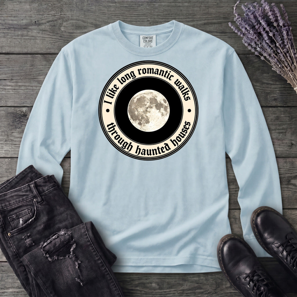 Long Romatic Walks Haunted House Long Sleeve T-Shirt