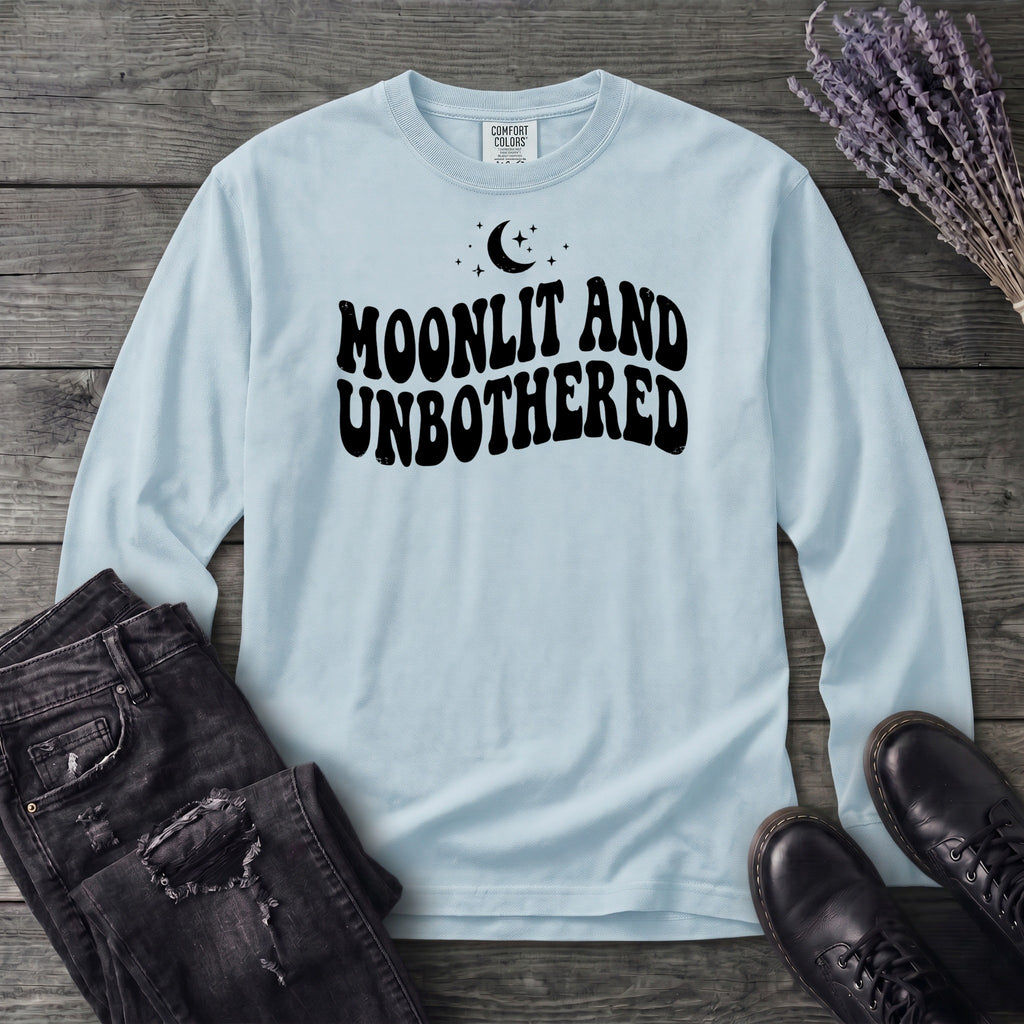 Moonlit and Unbothered Long Sleeve T-Shirt