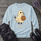 Ghost Dog Trick-Or-Treating Long Sleeve T-Shirt