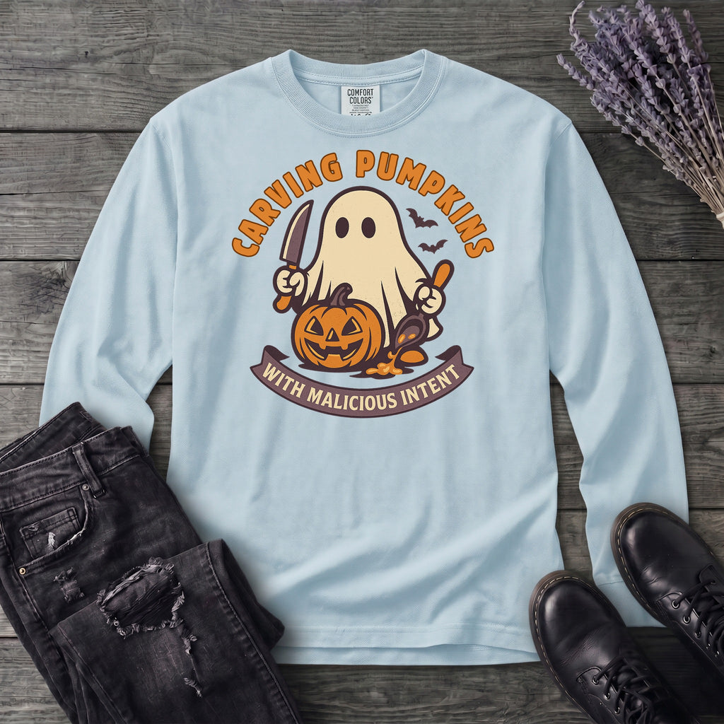 Carving Pumpkins Evolved Long Sleeve T-Shirt