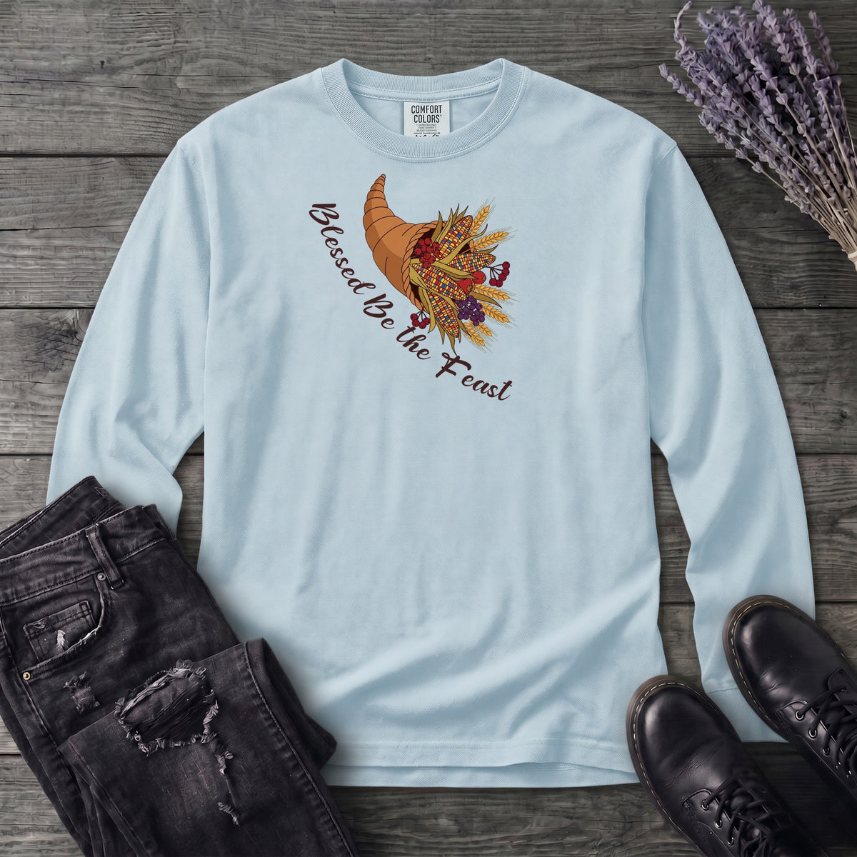 Blessed Be The Feast Long Sleeve T-Shirt