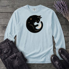 Cat and Moon Long Sleeve T-Shirt