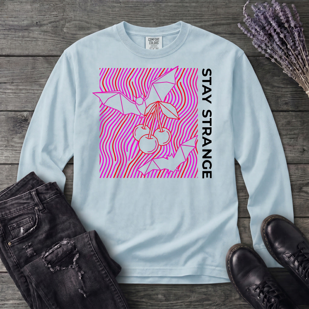 stay strange bats and cherries Long Sleeve T-Shirt
