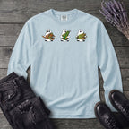 Ghosts Autumn Gourds Long Sleeve T-Shirt