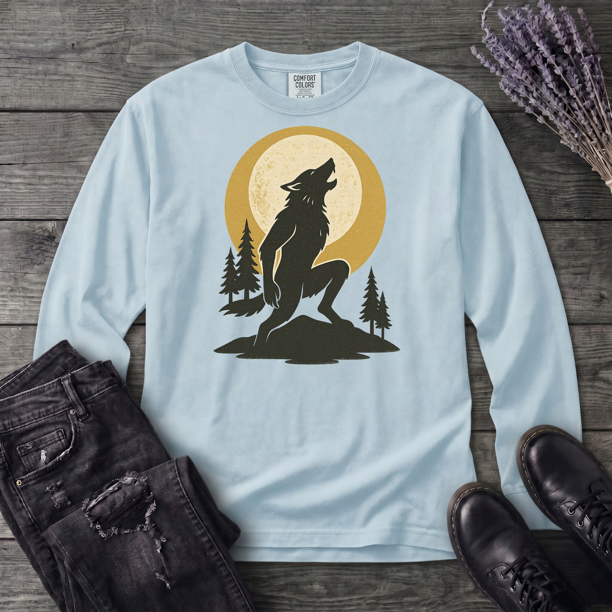 Werewolf Howl Long Sleeve T-Shirt
