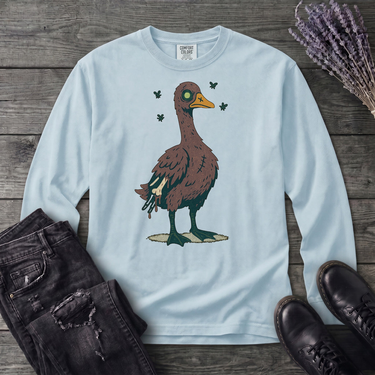 Zombie Goose Long Sleeve T-Shirt