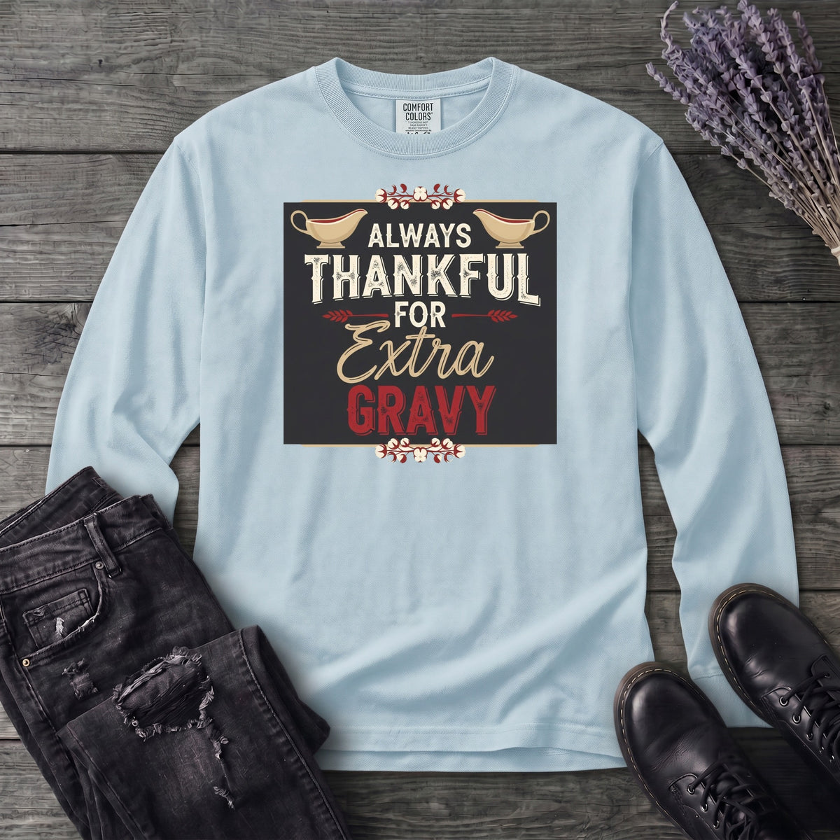 Thankful Gravy Long Sleeve T-Shirt