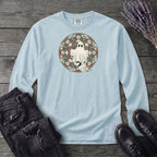Boho Ghost Mandala Long Sleeve T-Shirt