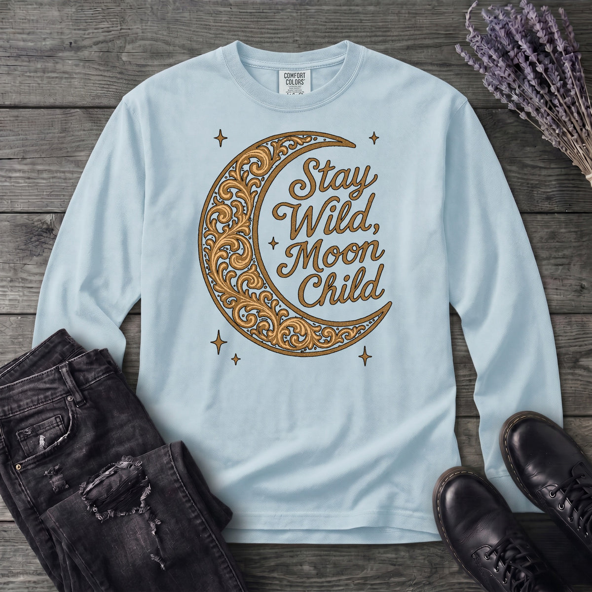 Stay Wild Moon Child Long Sleeve T-Shirt