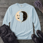 Comedy Tragedy Moons Long Sleeve T-Shirt