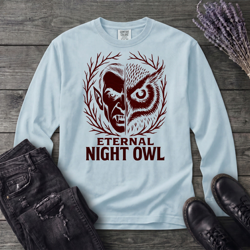 Eternal Night Owl Long Sleeve T-Shirt