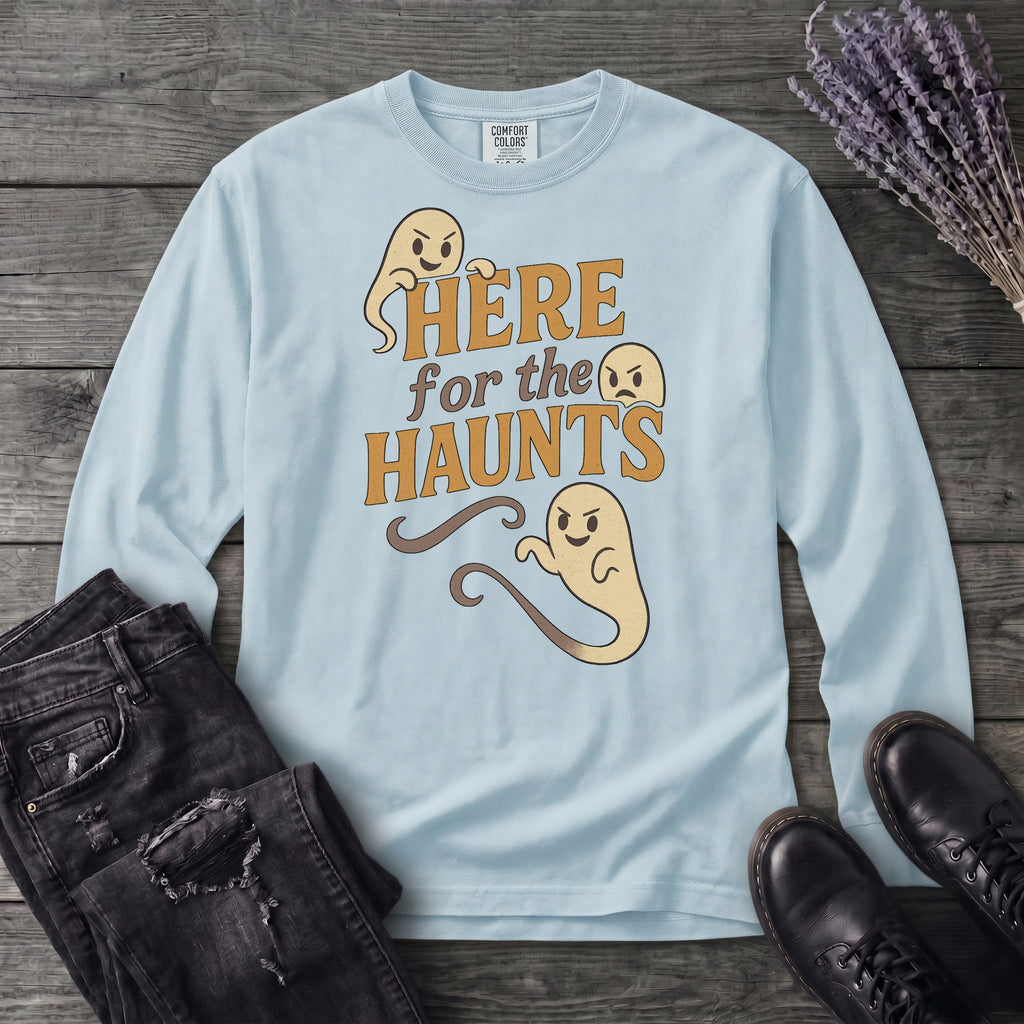 Here For The Haunt Long Sleeve T-Shirt
