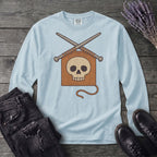 Knit Skull Long Sleeve T-Shirt