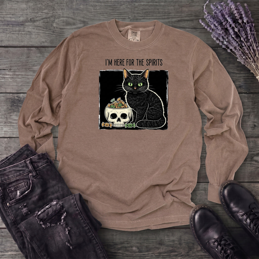Here For The Spirits Long Sleeve T-Shirt