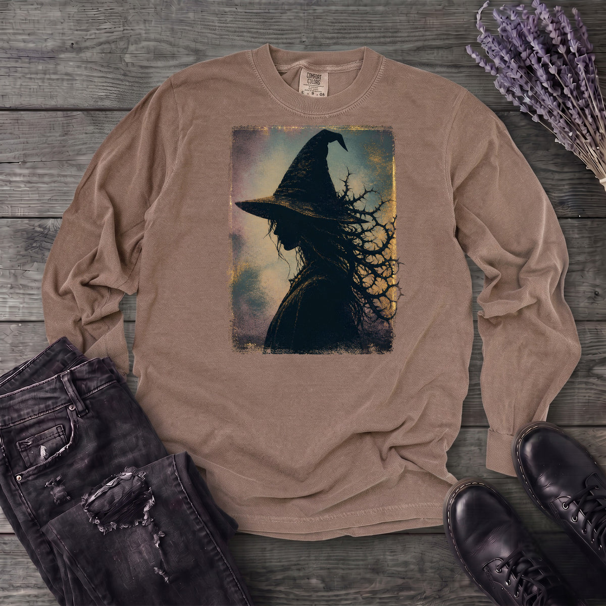 Brambles And Shadows Witch Long Sleeve T-Shirt