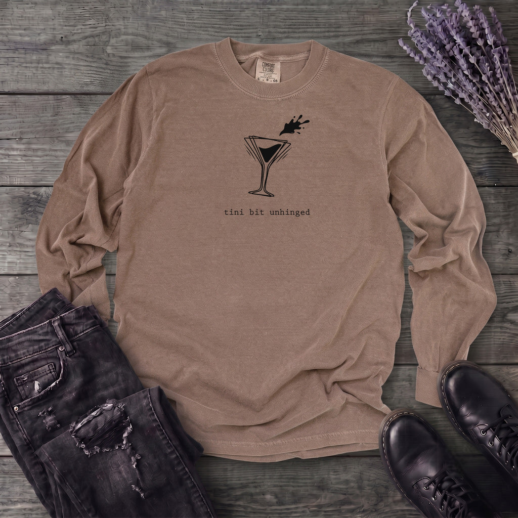tini bit unhinged Long Sleeve T-Shirt
