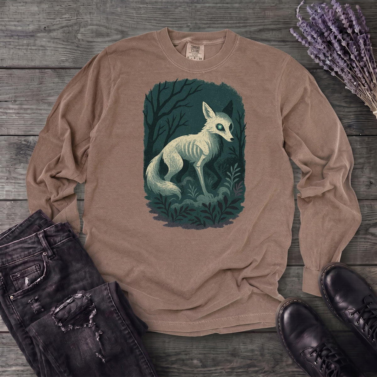 Woodland Spirits Fox Long Sleeve T-Shirt